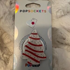 Little Debbie Christmas tree cake popsocket phone grip
